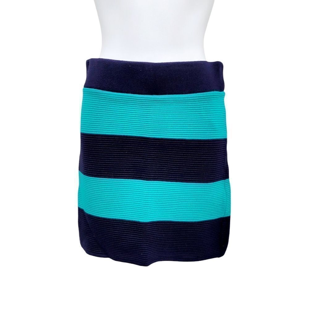 2/$20 Forever 21 Navy Blue & Green Skirt Size: M